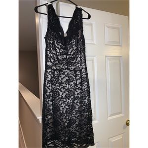 Calvin Klein Multi-Purpose Black Lace Dress